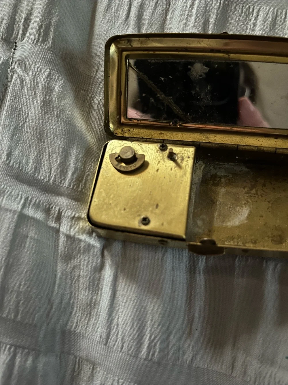 Vintage 1950s Mother Of Pearl Music Box